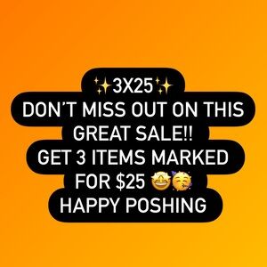 ✨3X25✨ Sale